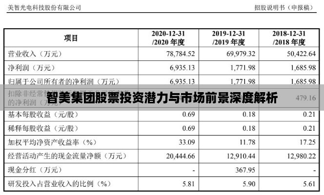 智美集团股票投资潜力与市场前景深度解析