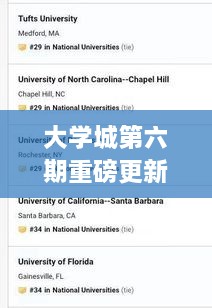 大学城第六期重磅更新，最新消息新闻一览