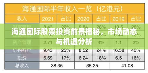 海通国际股票投资前景揭秘，市场动态与机遇分析