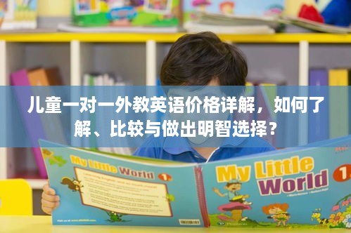 儿童一对一外教英语价格详解，如何了解、比较与做出明智选择？